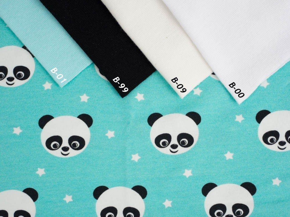 STAR PANDAS - Viscose jersey WE210