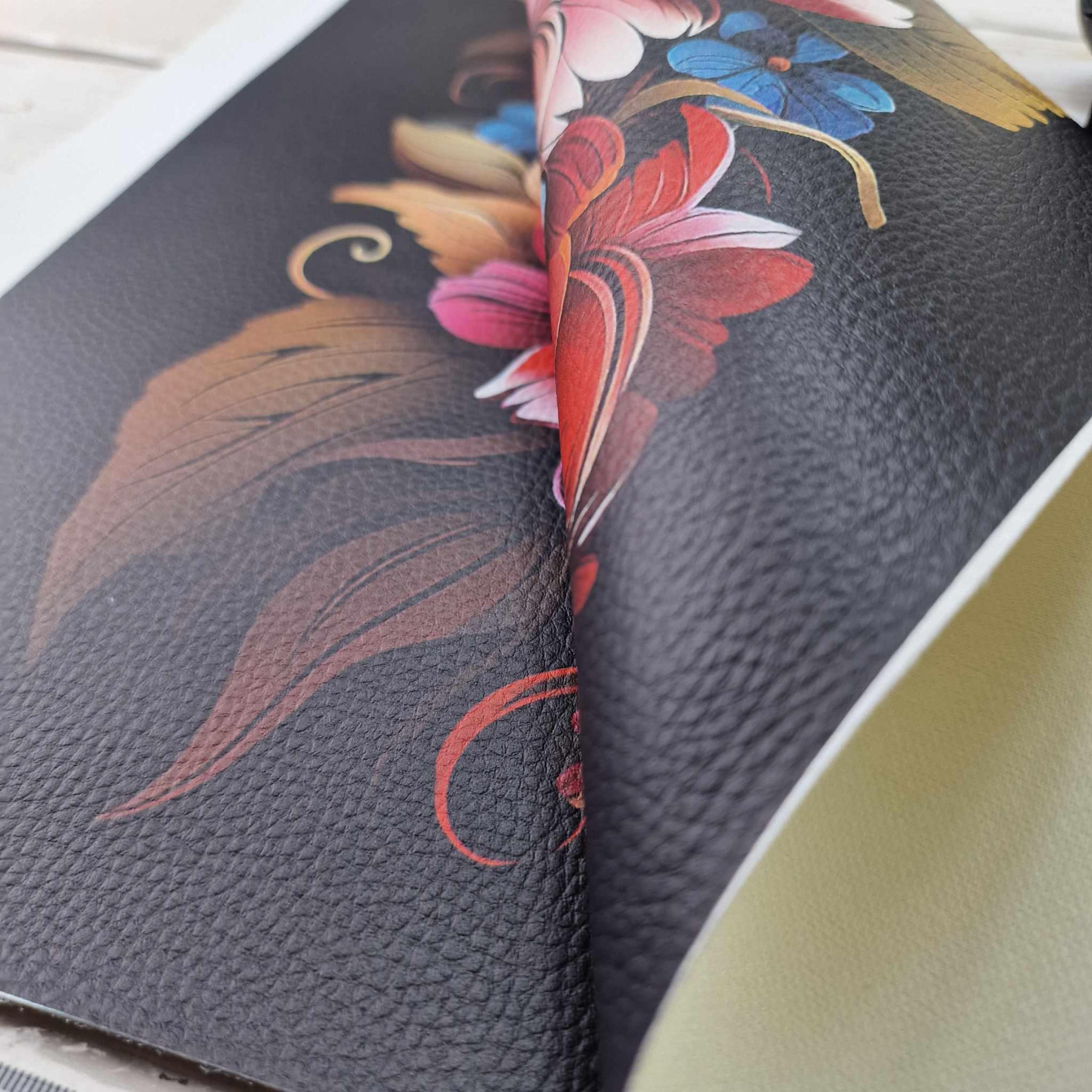 BOUQUET OF FLOWERS WZ.1 (46 cm x 50 cm) - thick pressed leatherette
