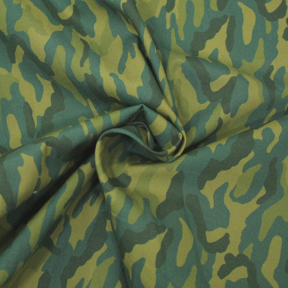 MORO GREEN - Cotton woven fabric