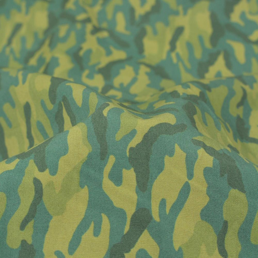 MORO GREEN - Cotton woven fabric