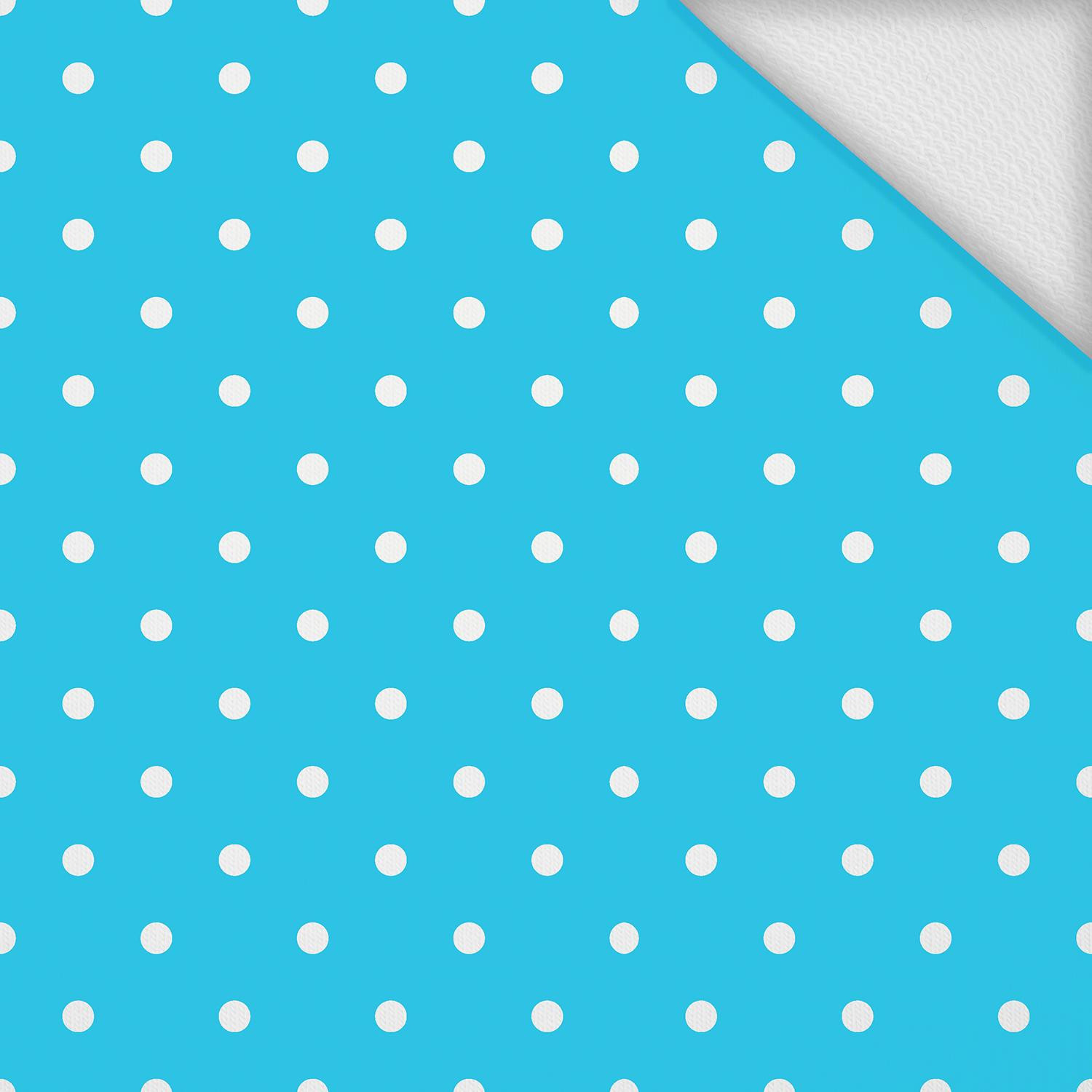 OKTOBERFEST DOTS / turquoise - looped knit SP250