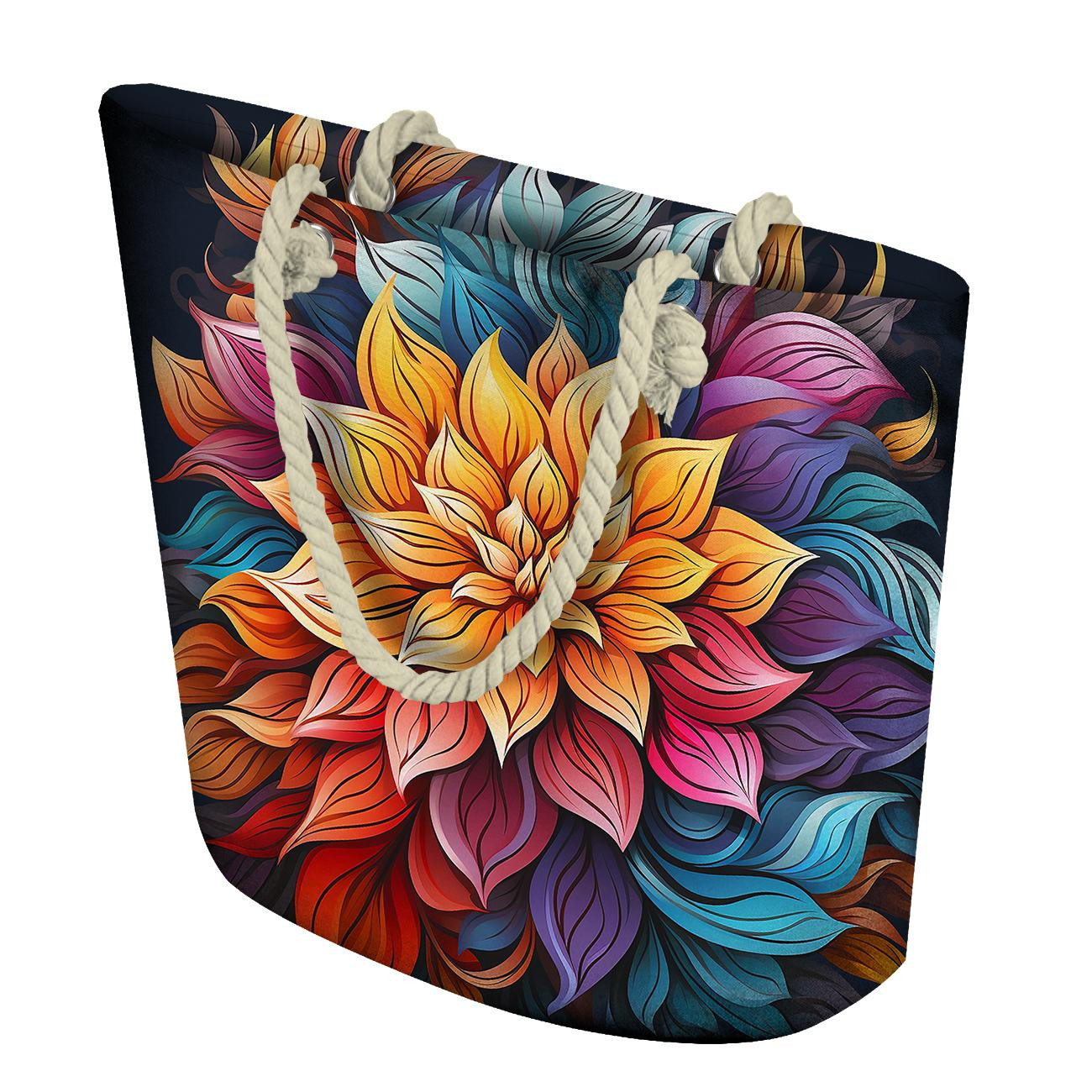 BOUQUET OF FLOWERS WZ.6 (46 cm x 50 cm) - thick pressed leatherette