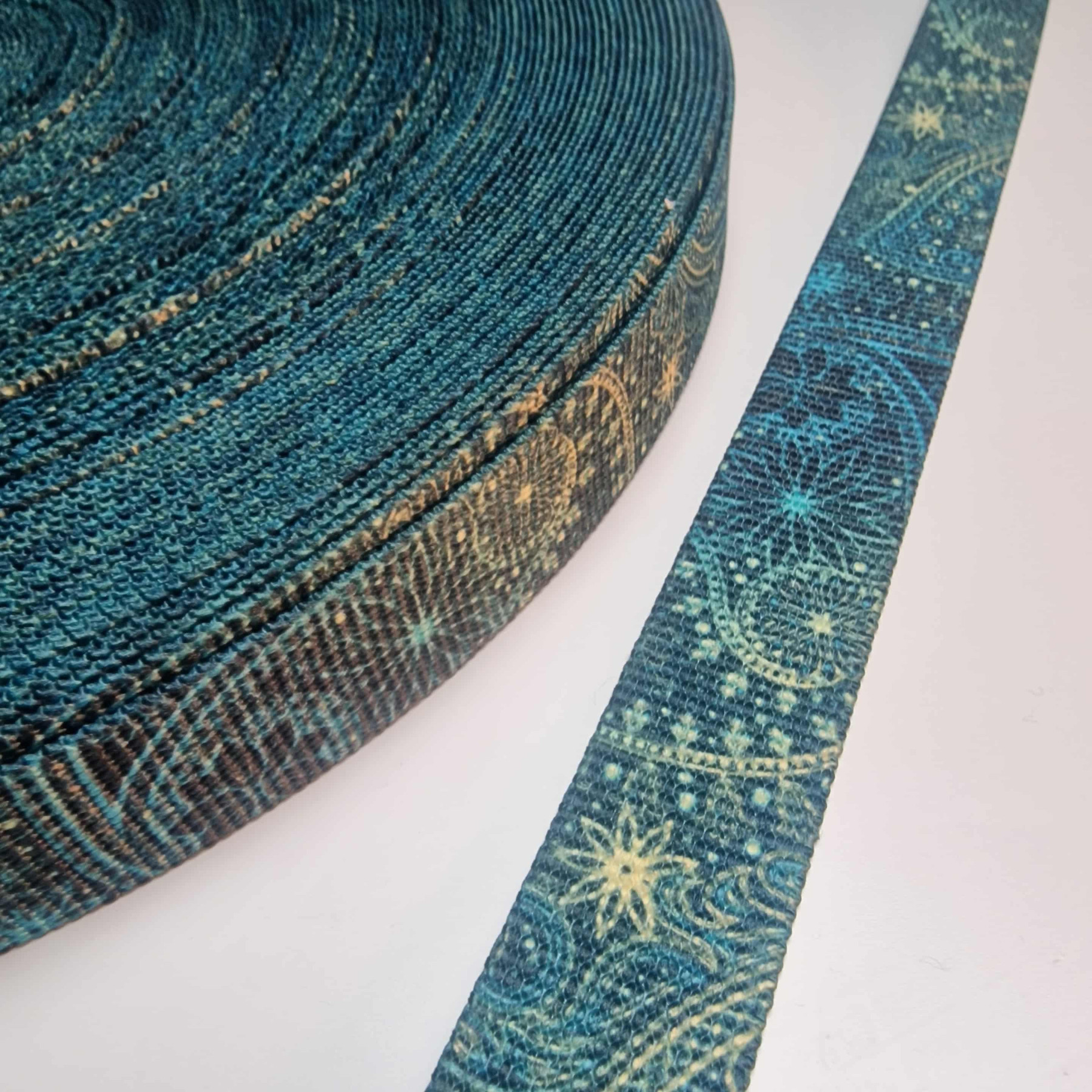 Webbing Tape with Print 25mm -  MEHNDI 2.0