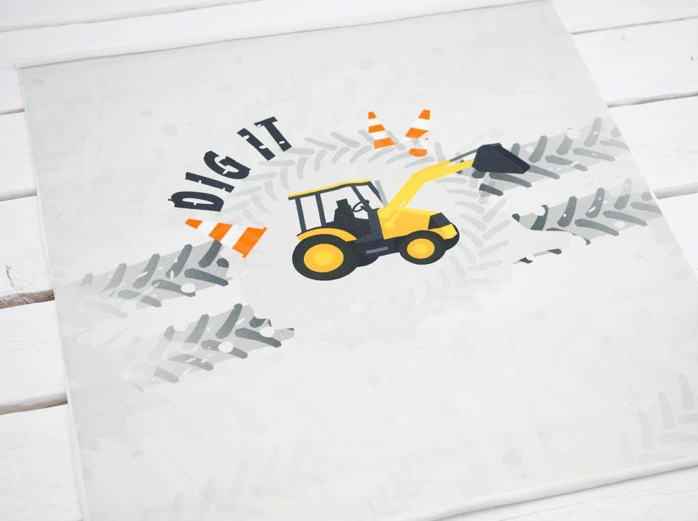 DIGGER - PANEL (60cm x 50cm) ORGANIC SINGLE JERSEY