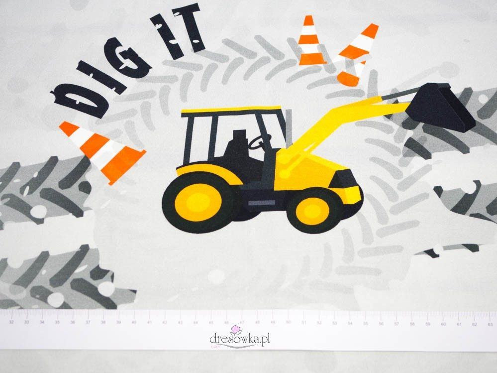 DIGGER - PANEL (60cm x 50cm) ORGANIC SINGLE JERSEY