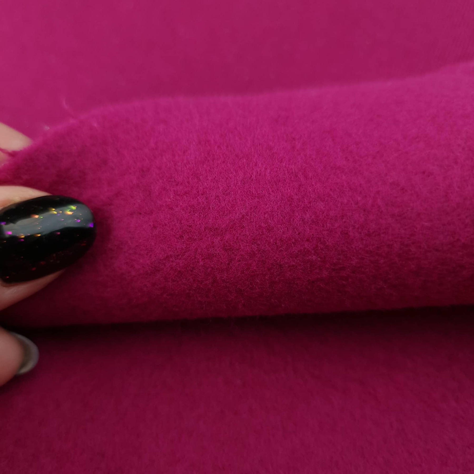 D-65 PURPLE - thick brushed sweatshirt D300