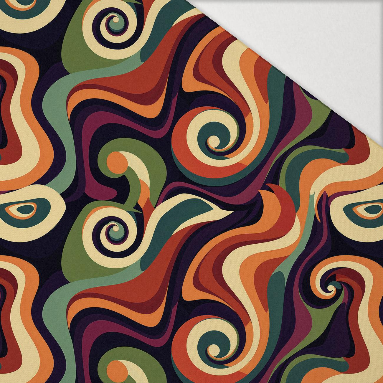 ABSTRACTION wz.17 - Hydrophobic brushed knit