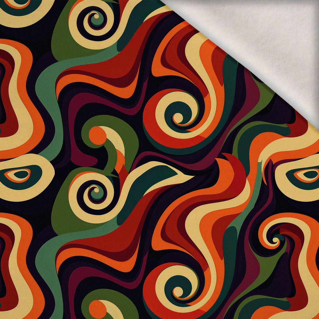 ABSTRACTION wz.17 - brushed knitwear with elastane ITY