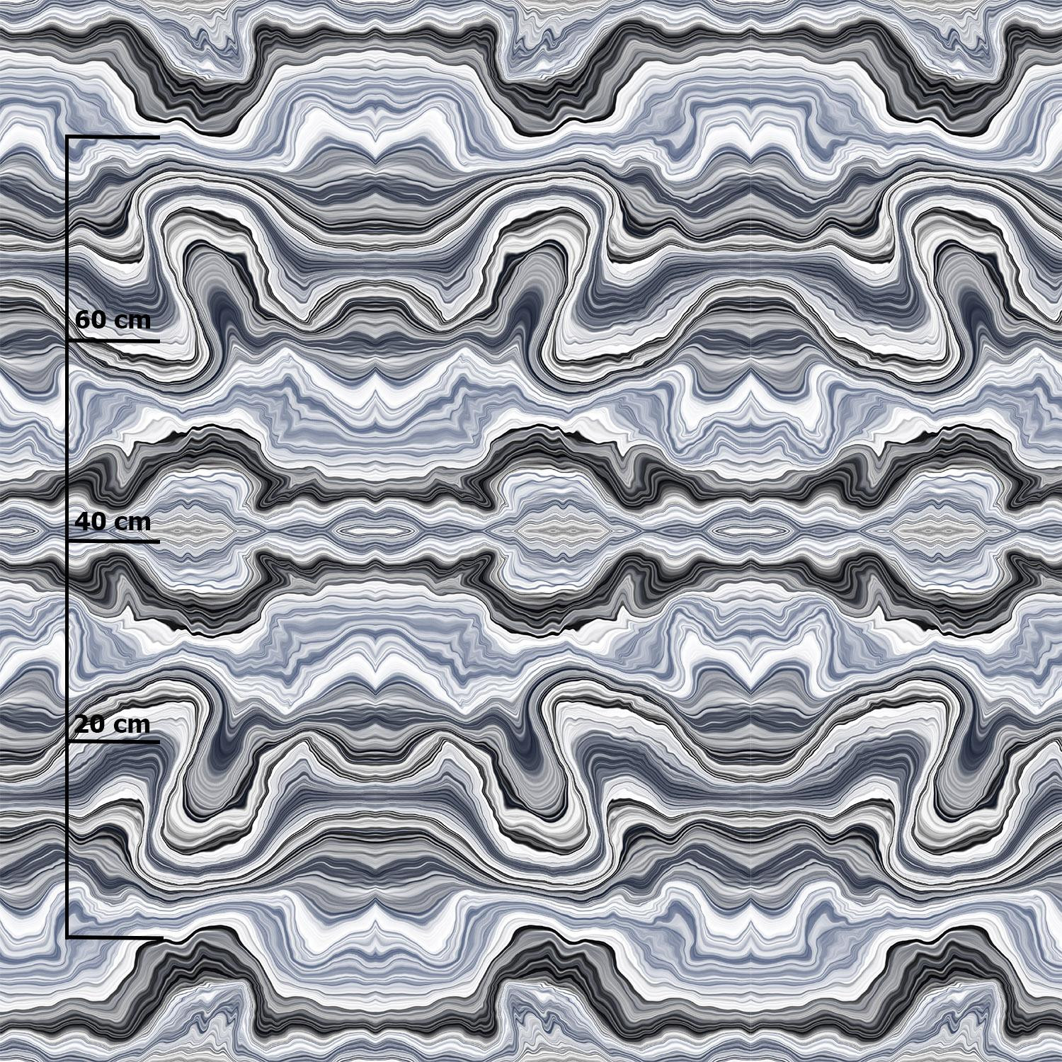 WATERCOLOR pat. 2 - Cotton woven fabric