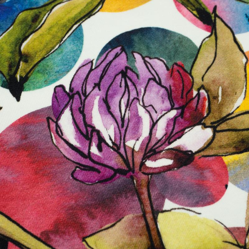 WATERCOLOR CLOVERS - looped knit SP250