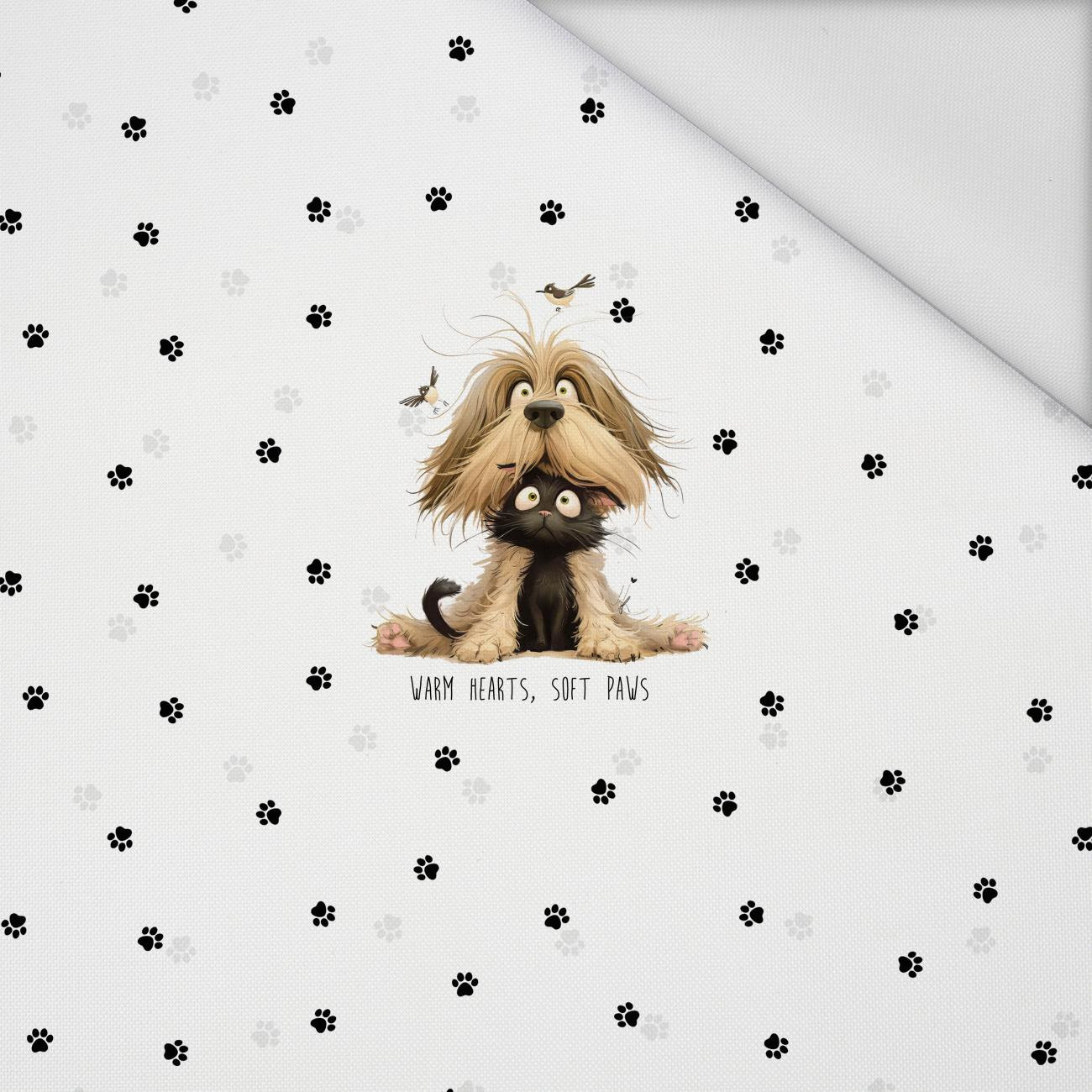 CUTE ANIMALS wz.10 - panel (60cm x 50cm) Waterproof woven fabric