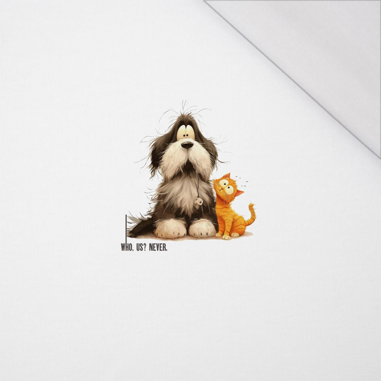 CUTE ANIMALS wz.18 - panel (60cm x 50cm) SINGLE JERSEY