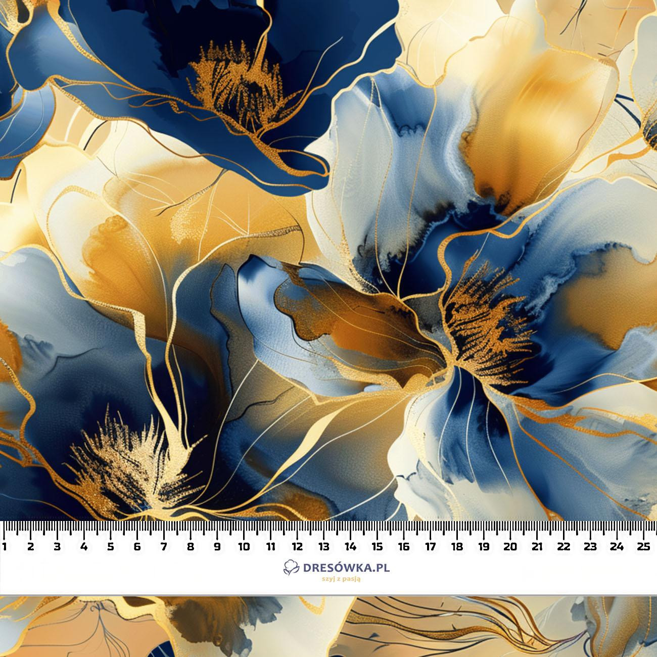 AUTUMN FLOWERS WZ.11 - lycra 300g