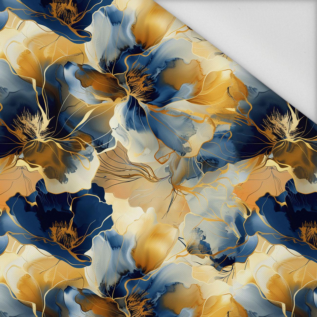 AUTUMN FLOWERS WZ.11 - Waterproof woven fabric
