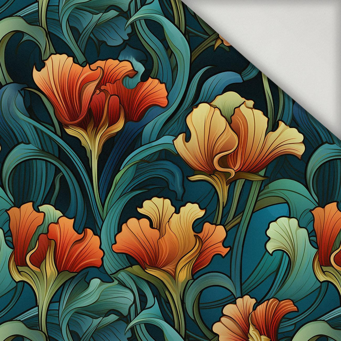 AUTUMN FLOWERS WZ.14 - lycra 300g