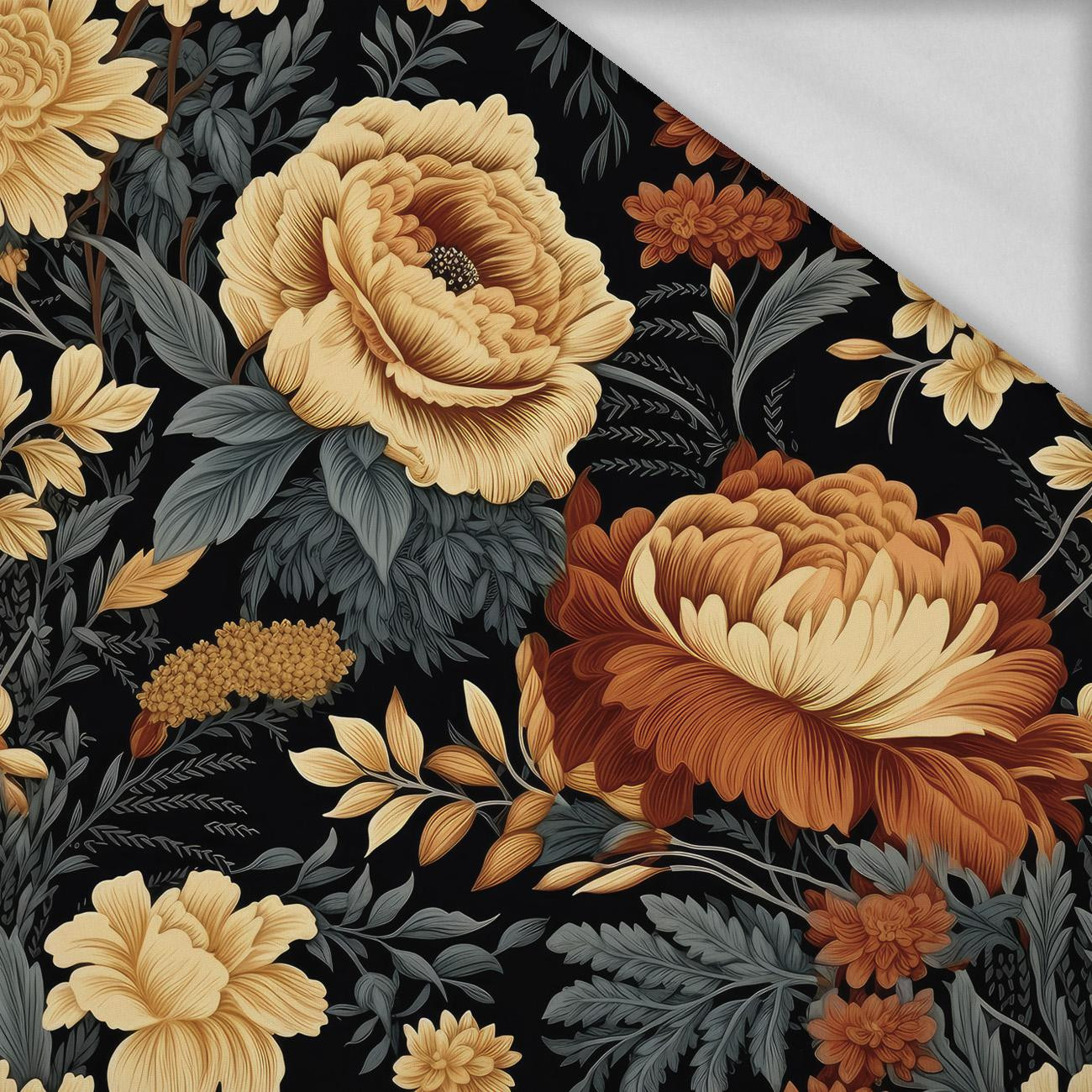 AUTUMN FLOWERS  PAT. 3 - Thermo lycra