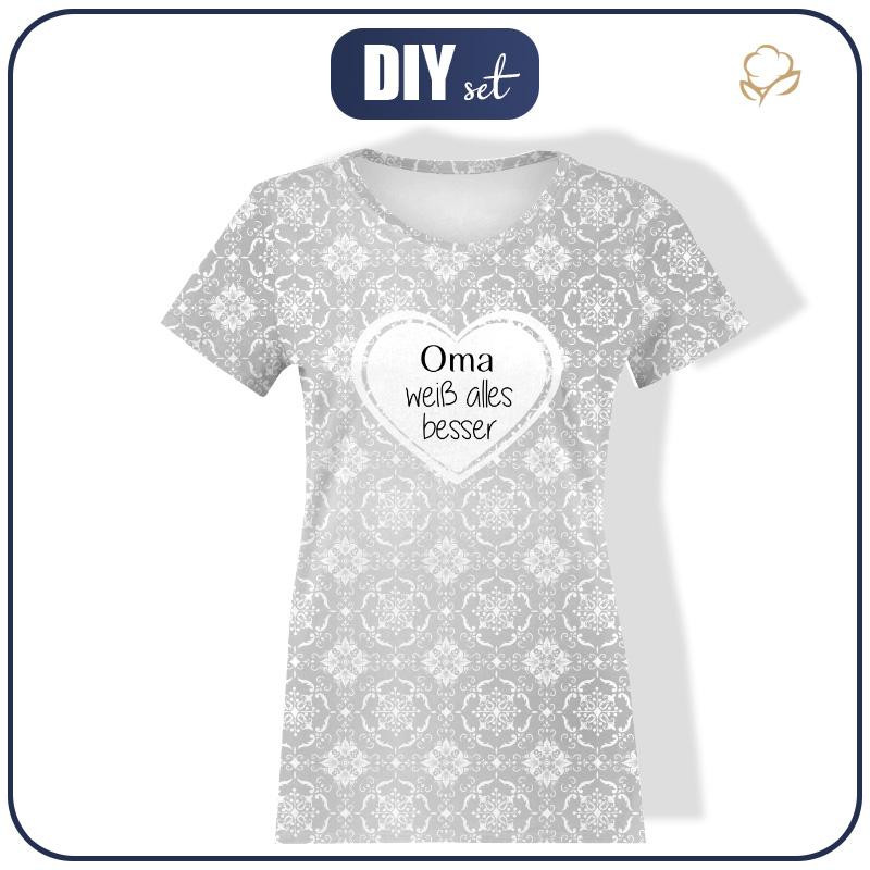 WOMEN’S T-SHIRT - Oma weiß alles besser / damasco - single jersey