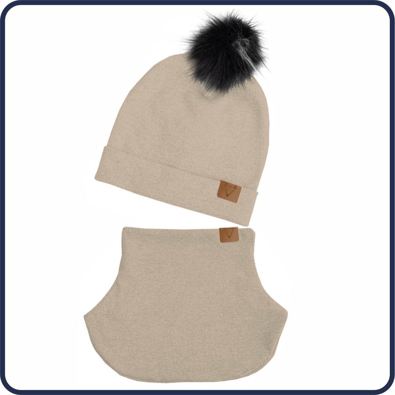 BEIGE - Cap and loop creative sewing set