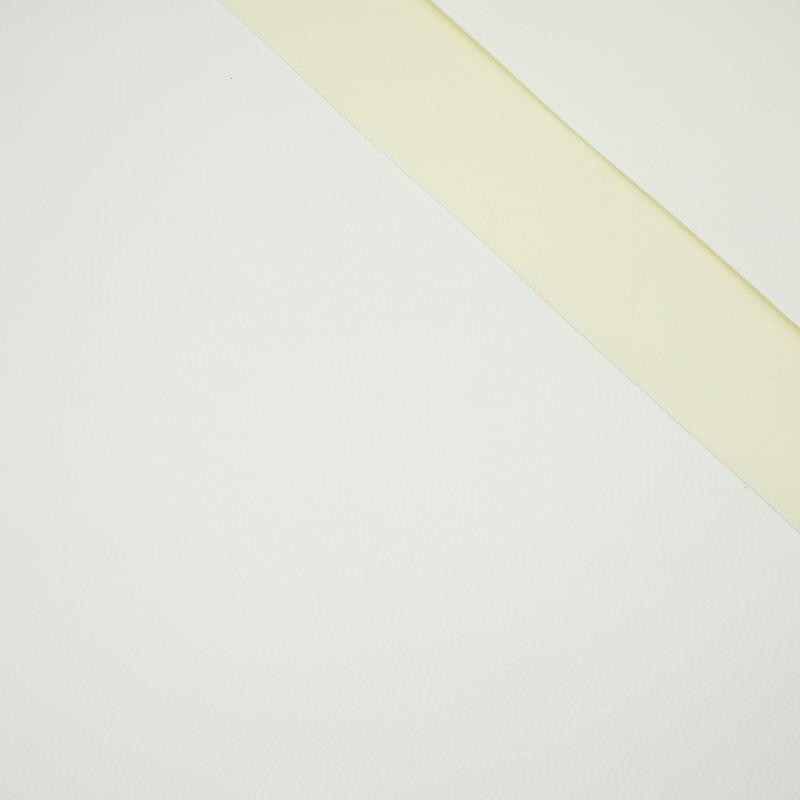 100 cm - WHITE - thick pressed leatherette