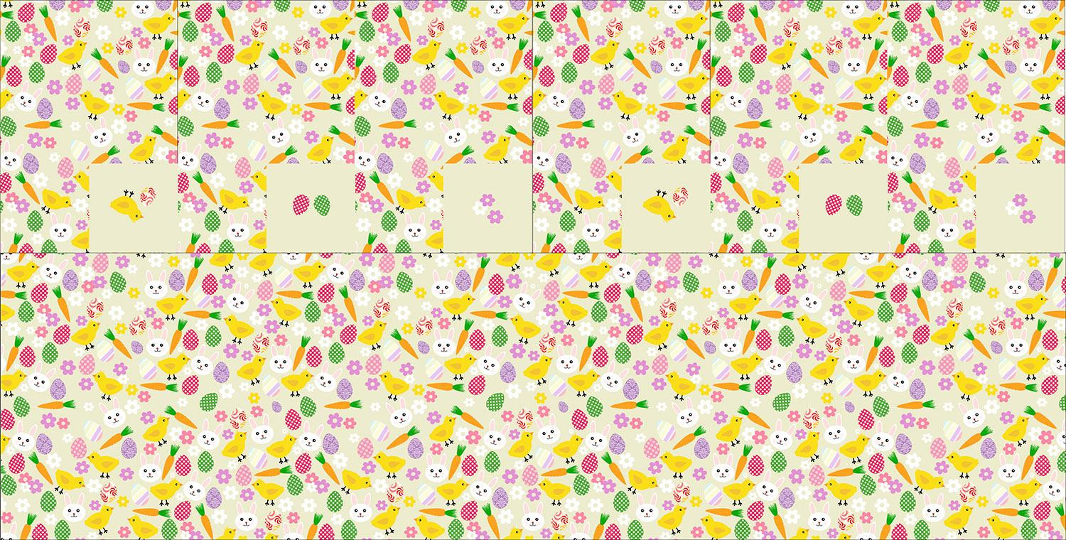 NAPKINS AND RUNNER - EASTER MIX - sewing set