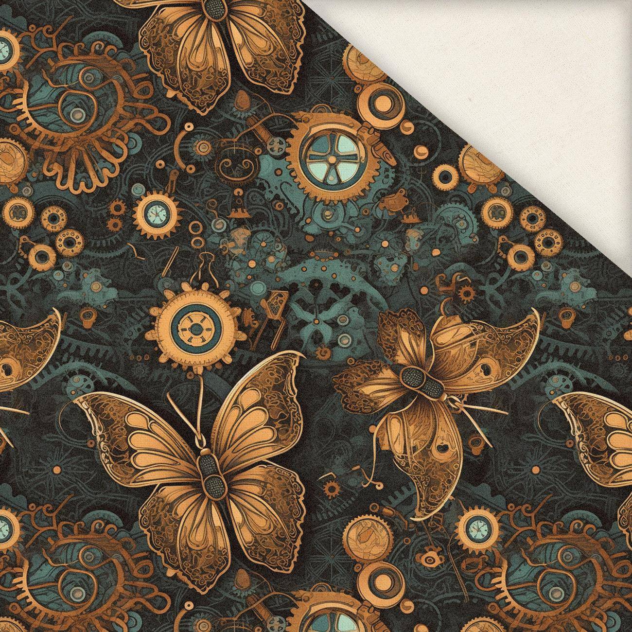 Butterfly & Flowers wz.12- Slub Weave