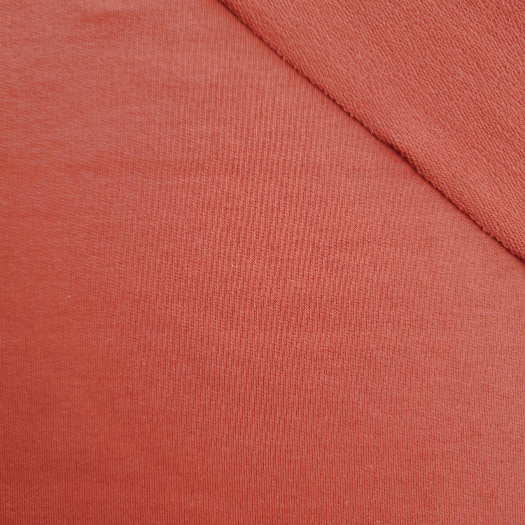 Premium loopback sweatshirt - BRICK 