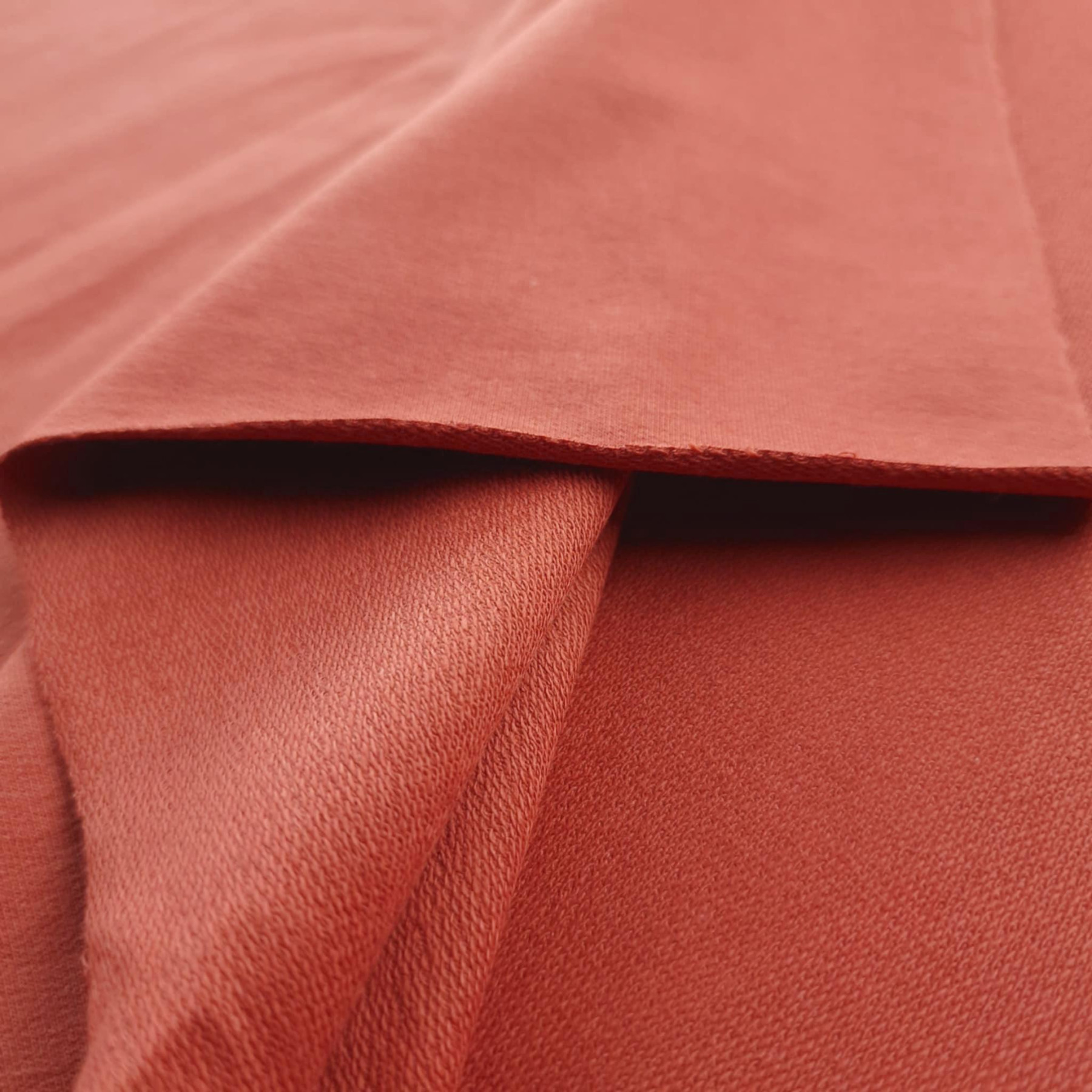 Premium loopback sweatshirt - BRICK 