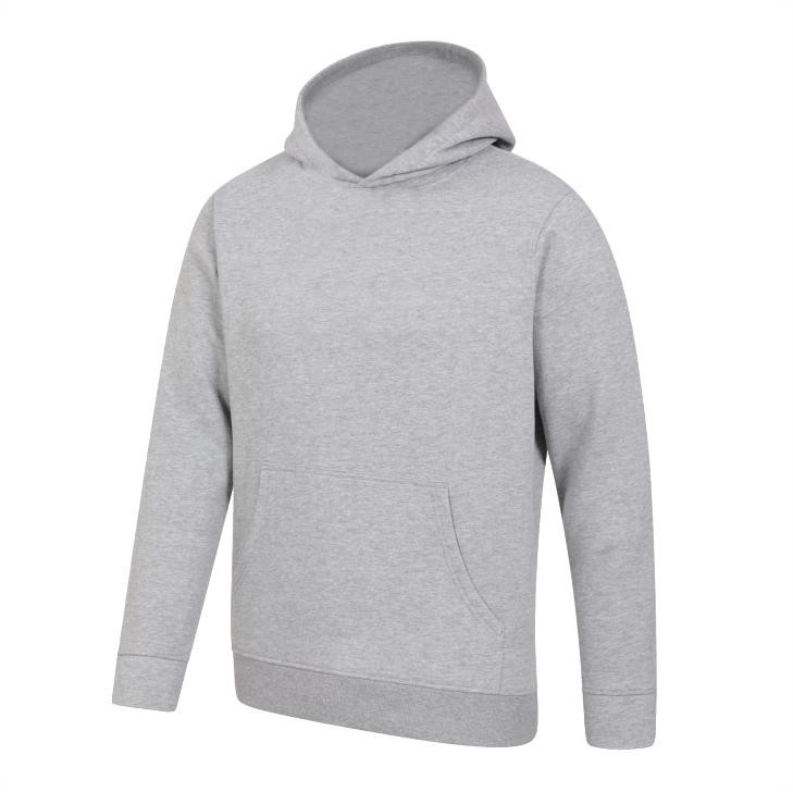 MEN’S HOODIE (COLORADO) - melange light grey - sewing set
