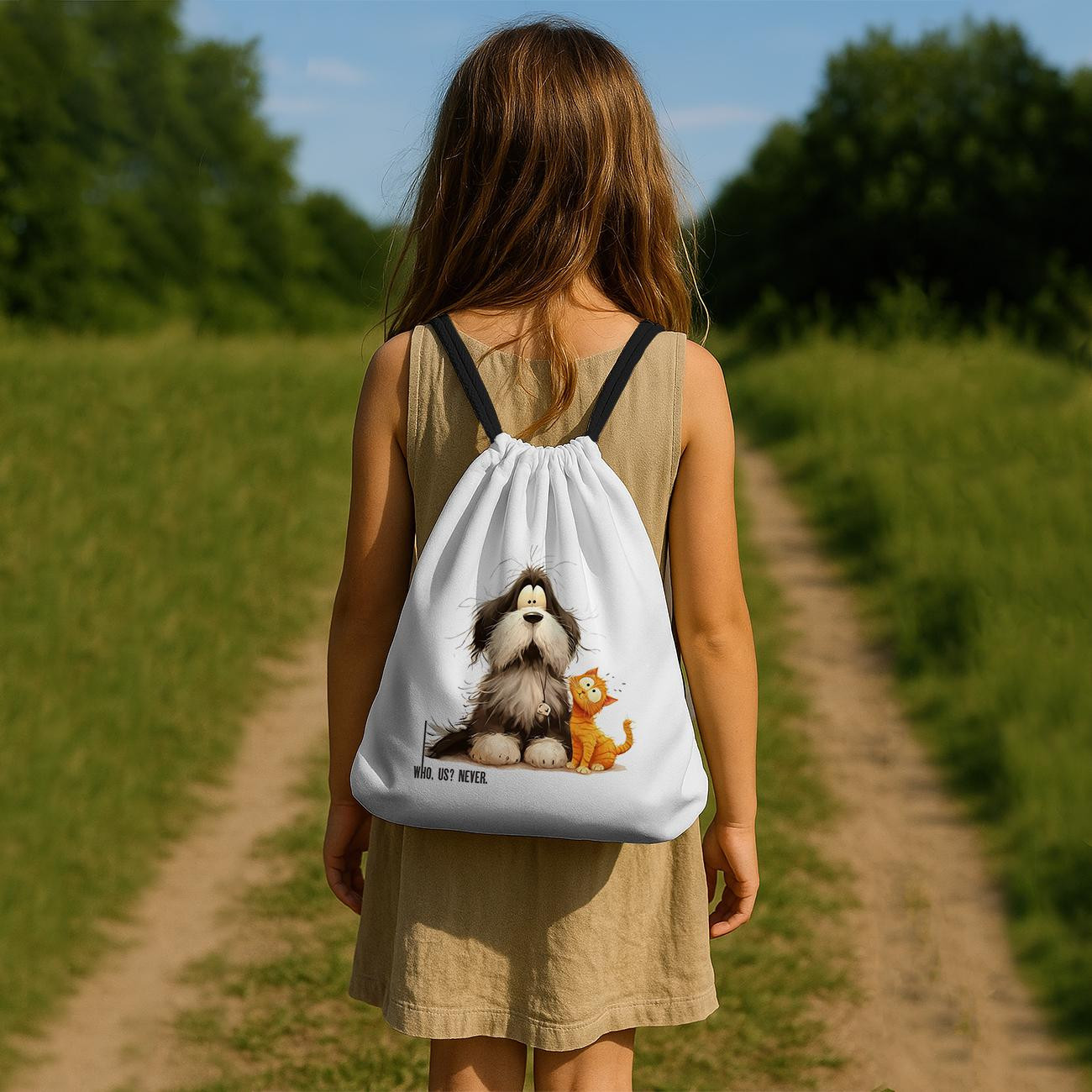 CUTE ANIMALS wz.18 - panel (60cm x 50cm) SINGLE JERSEY