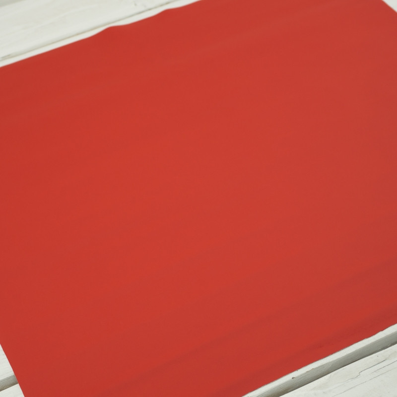 RED (47 cm x 50 cm)  - imitation leather