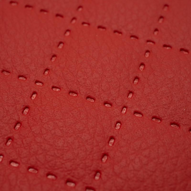 RED - Quilted crash leatherett