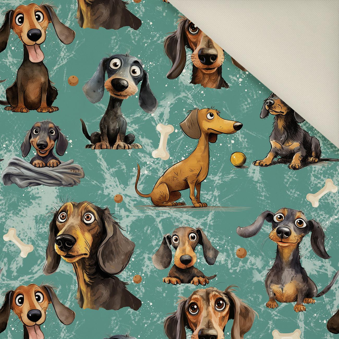 DOGS PAT. 3- Upholstery velour 