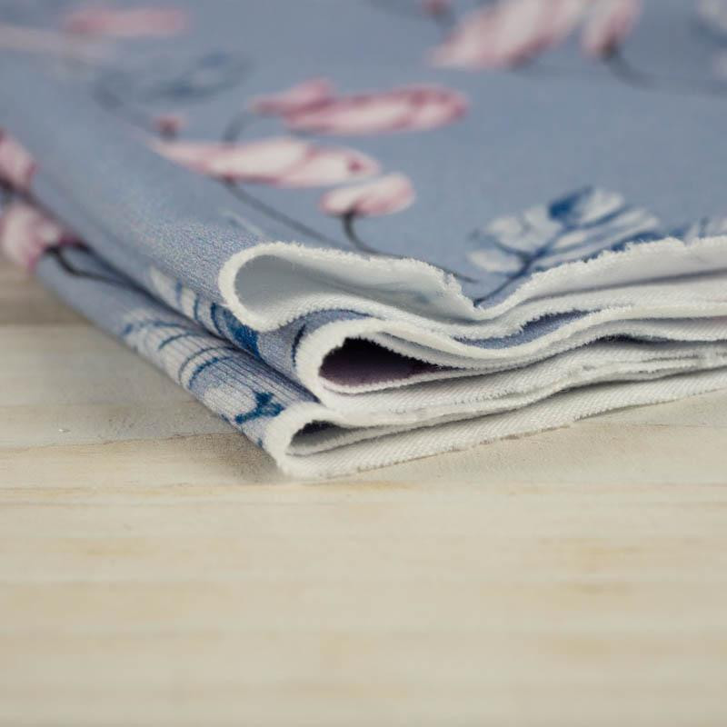 WATERCOLOR BOUQUET Pat. 3 - single jersey with elastane 