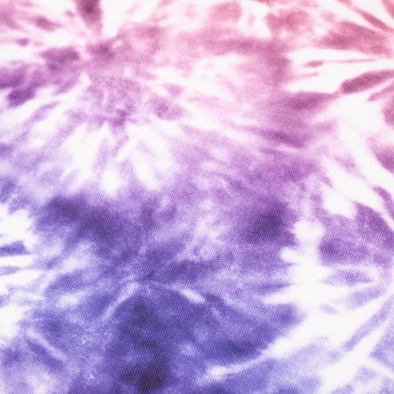 BATIK pat. 1 / purple-pink - looped knit fabric