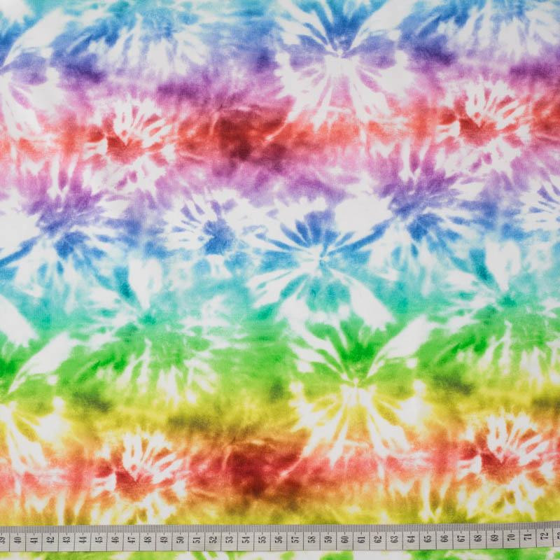 BATIK pat. 1 / rainbow - looped knit fabric