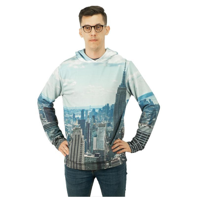 MEN’S HOODIE (COLORADO) WITH OWN PRINT - sewing set