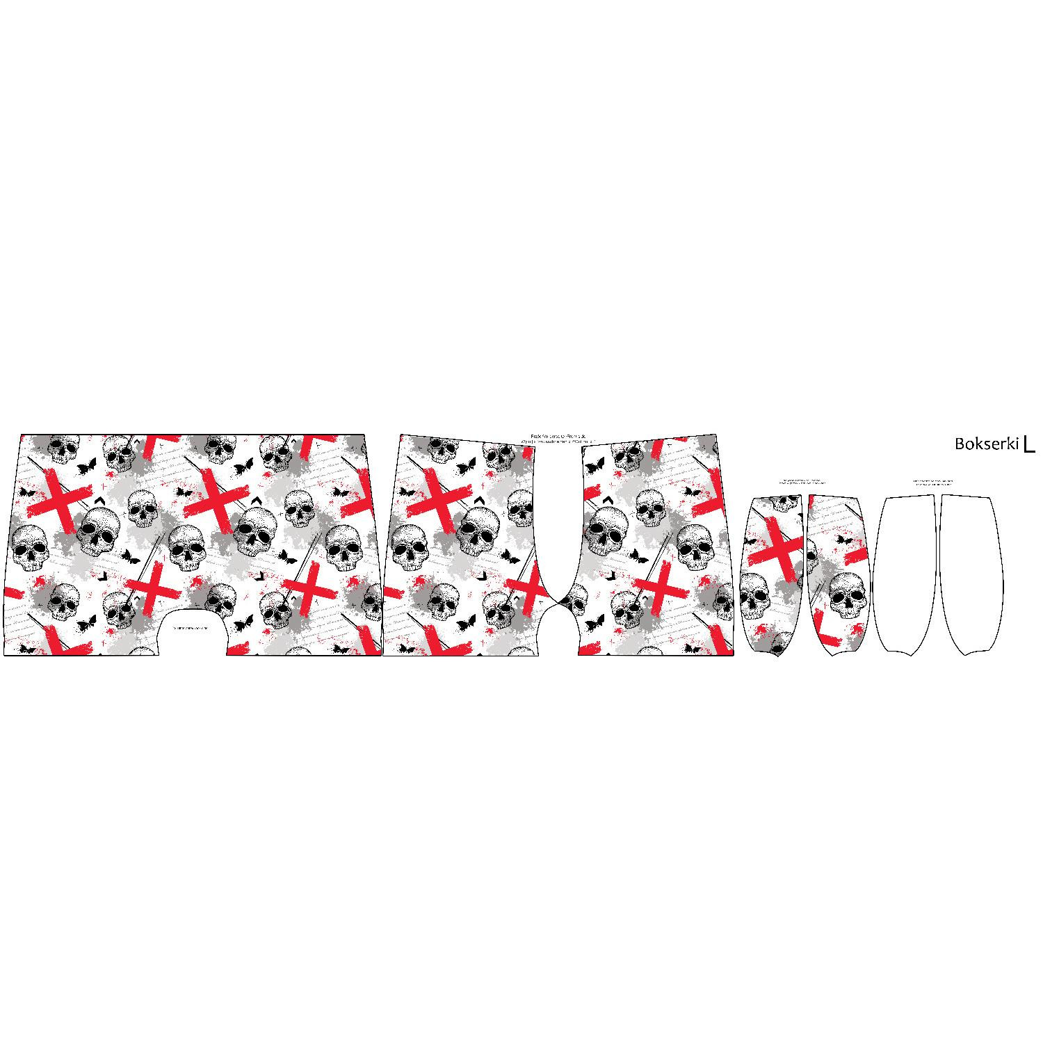 MEN'S BOXER SHORTS - SKULLS AND X’S