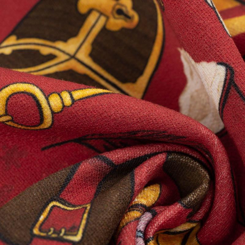 MAGIC MIX PAT. 2 (MAGIC SCHOOL) / red - looped knit fabric