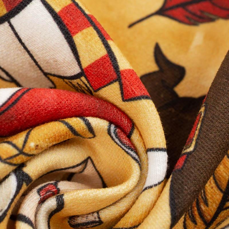 MAGIC MIX PAT. 2 (MAGIC SCHOOL) / red - looped knit fabric