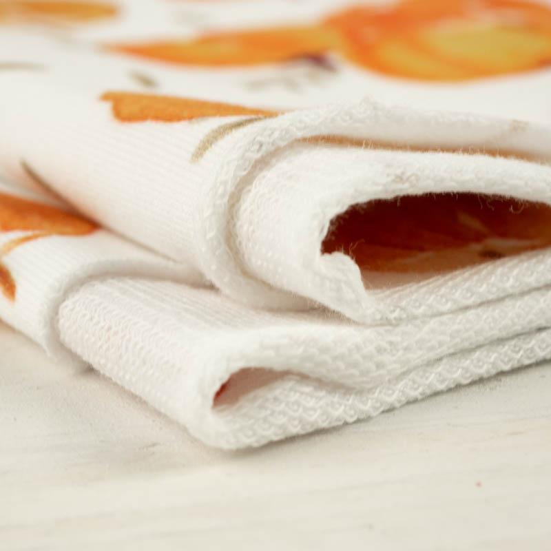 PUMPKINS pat. 5 (PUMPKIN GARDEN) - looped knit fabric