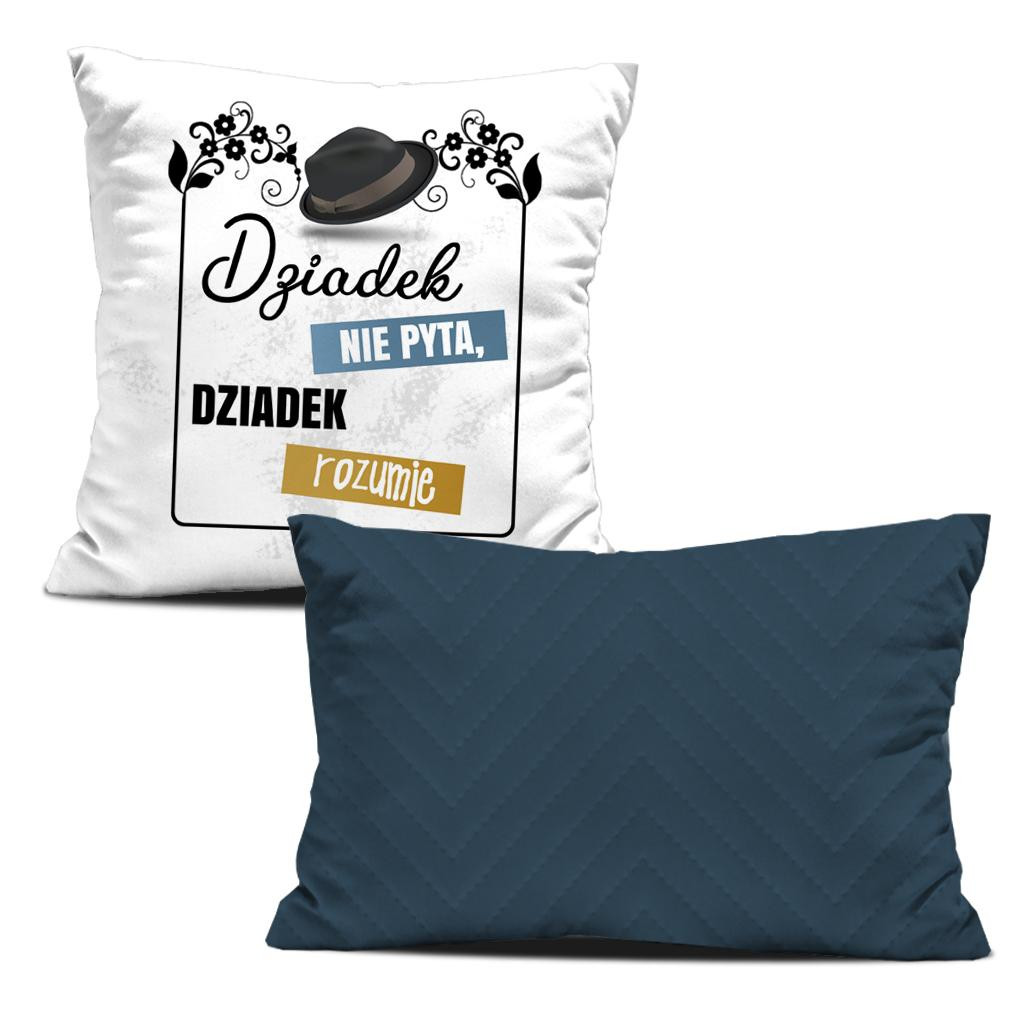 DECORATIVE PILOWS - DZIADEK NIE PYTA, DZIADEK ROZUMIE / hat