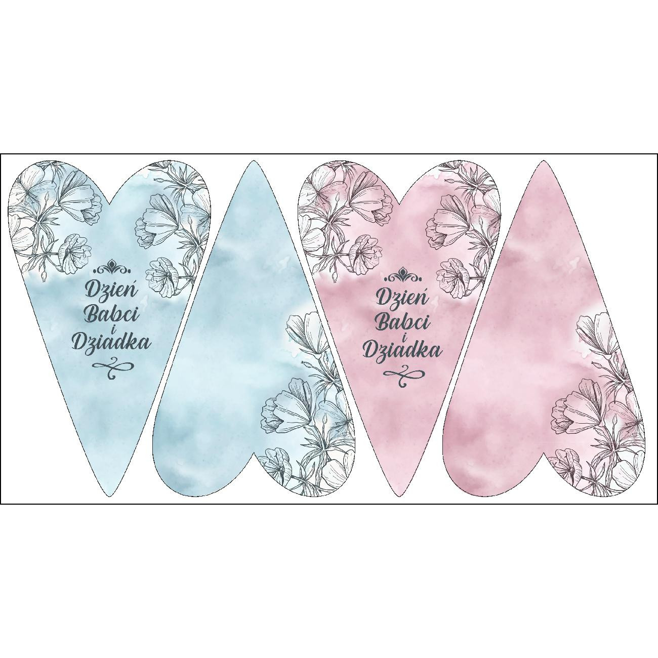 DECORATIVE HEARTS - DZIEŃ BABCI I DZIADKA