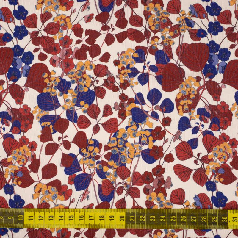 JAPANESE GARDEN pat. 3 (JAPAN)  - looped knit fabric