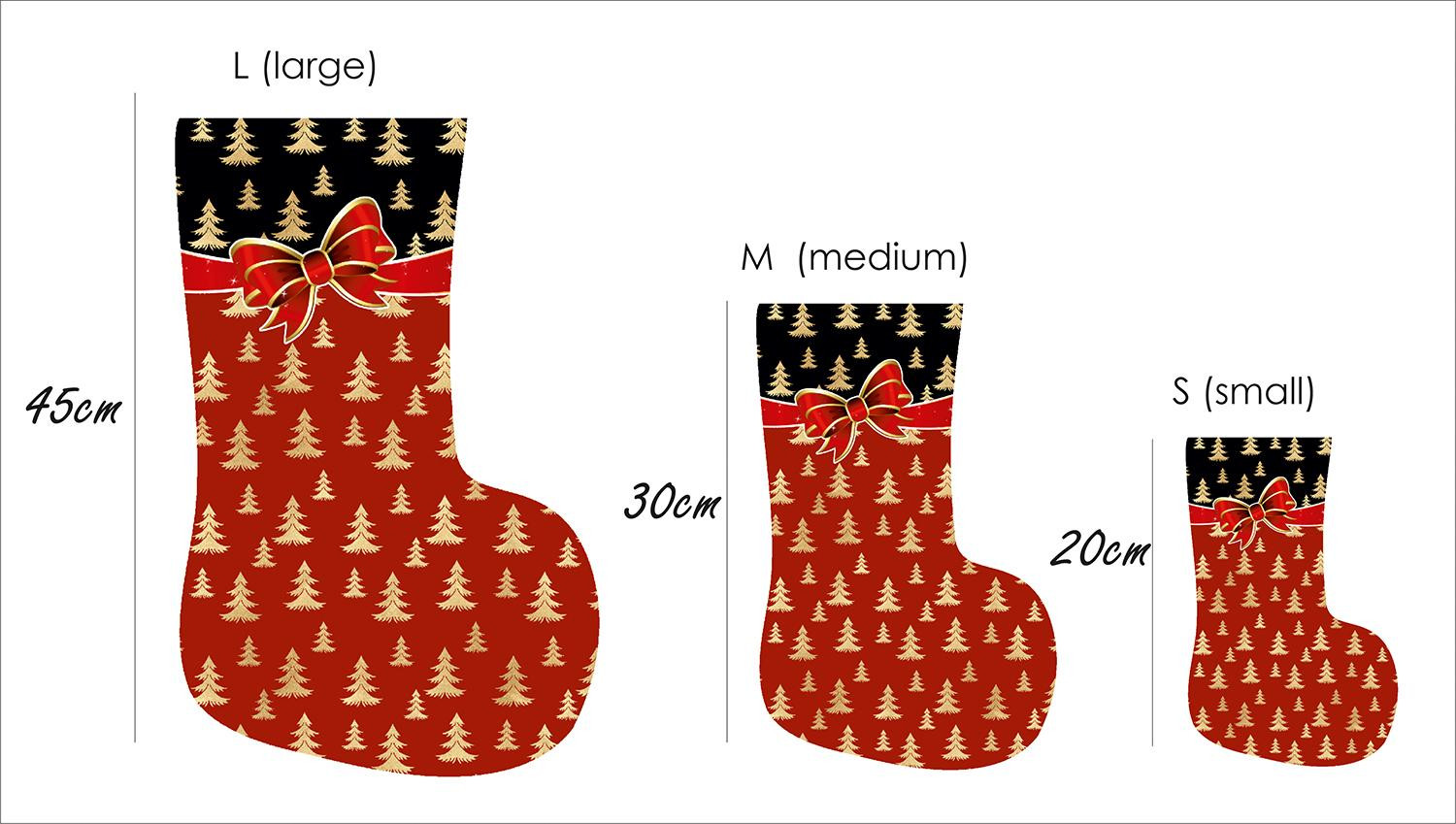 Christmas Stocking Set - BOW PAT. 2