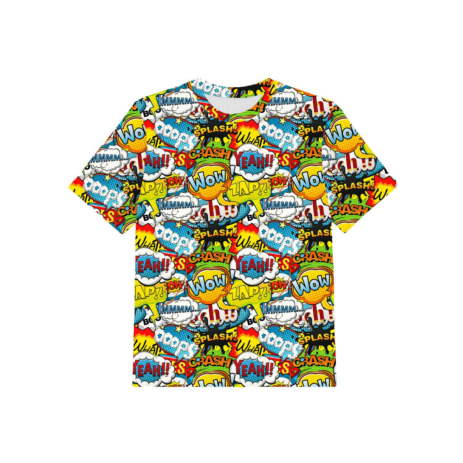 KID’S T-SHIRT - COMIC BOOK - single jersey