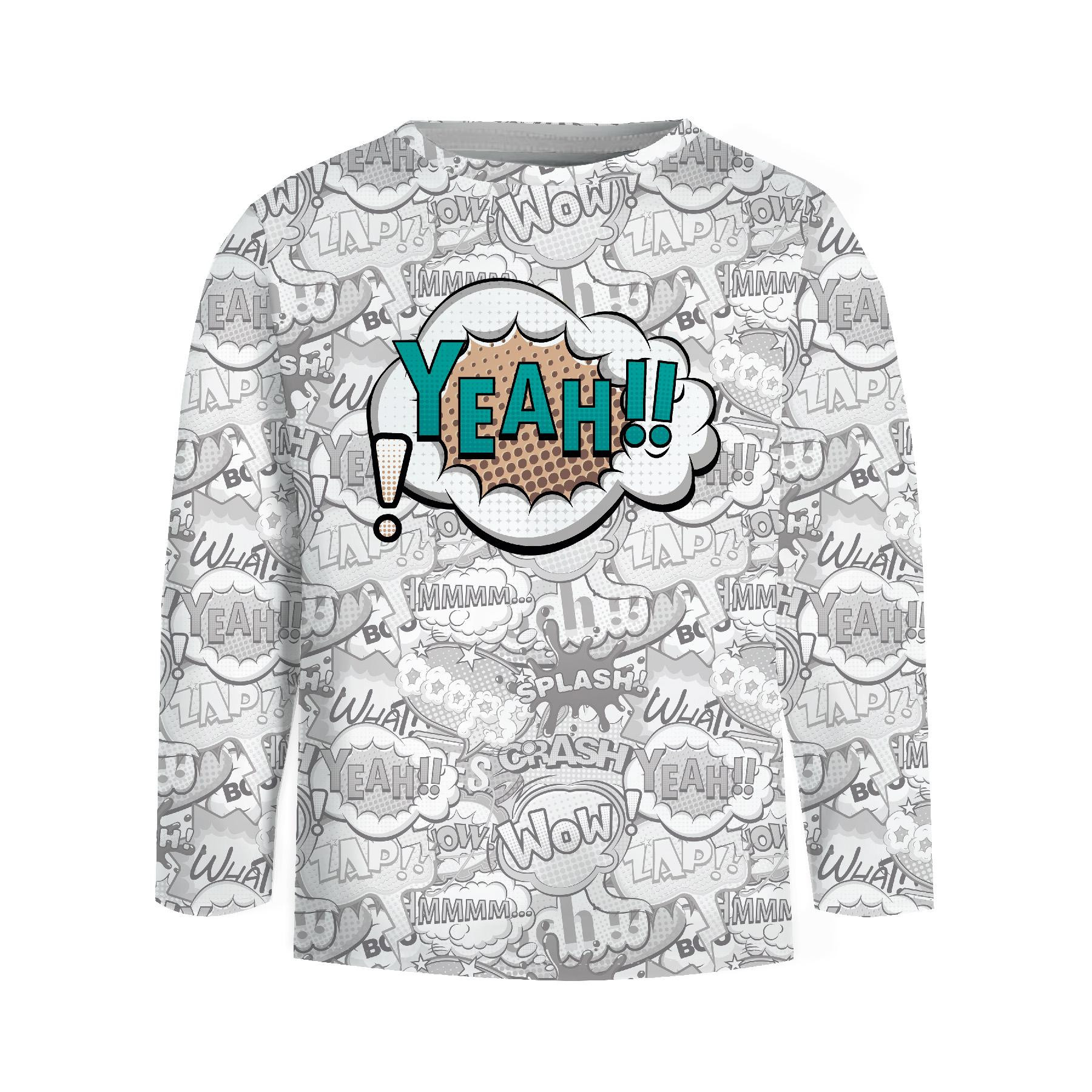 Longsleeve - COMIC BOOK / yeah (colorful) - sewing set