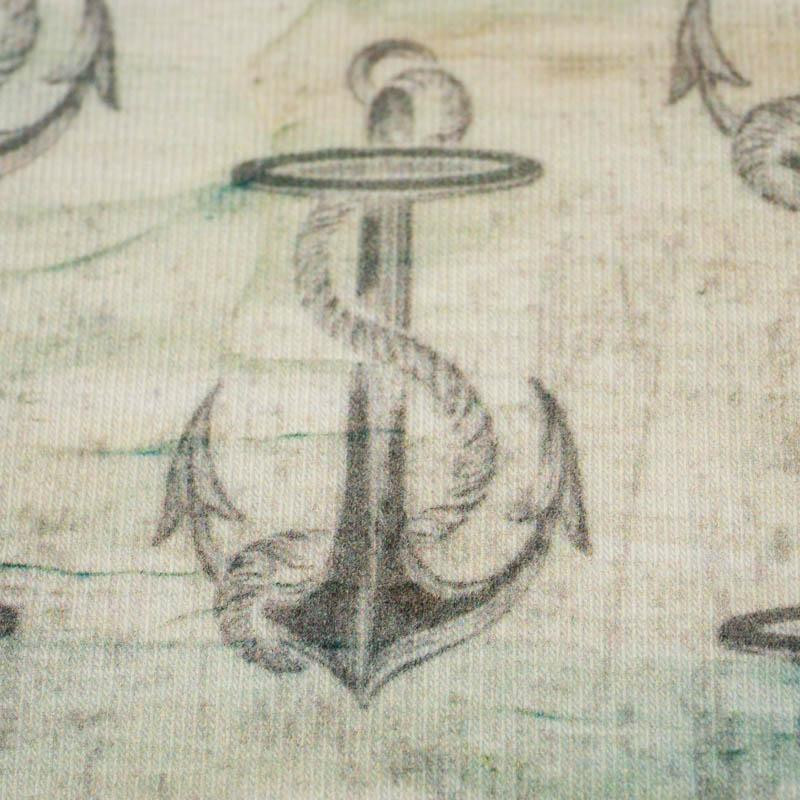 ANCHORS pat. 1 (SEA ABYSS)  - single jersey with elastane 