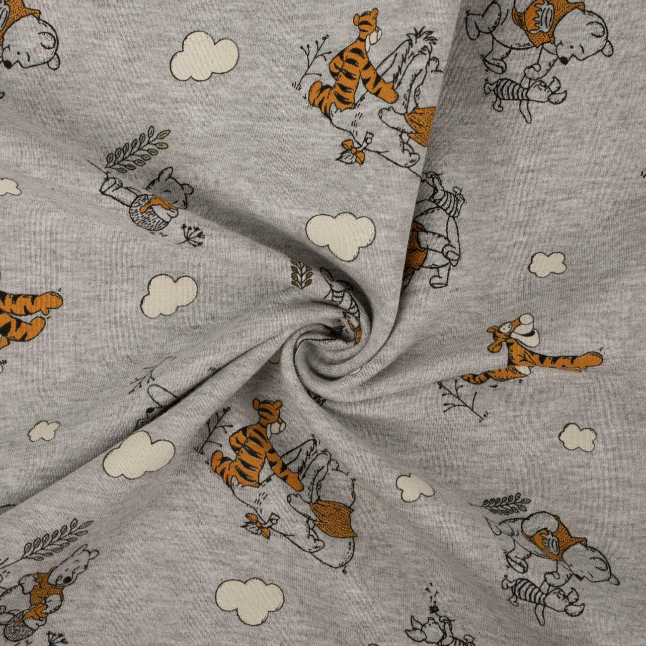 WINNIE THE POOH AND FRIENDS - brushed knitwear with elastane
