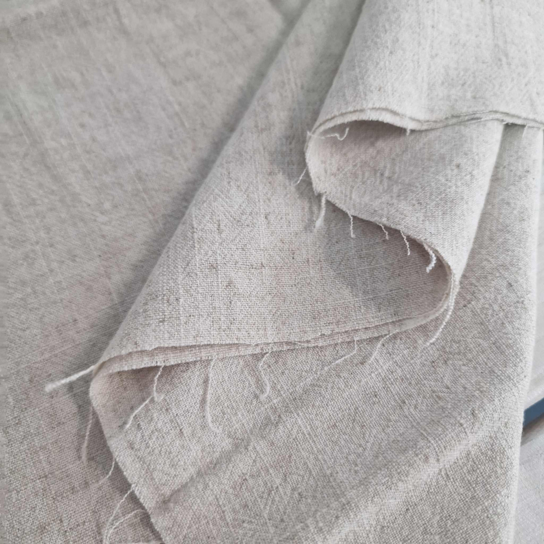 MELANGE BEIGE - Linen with viscose