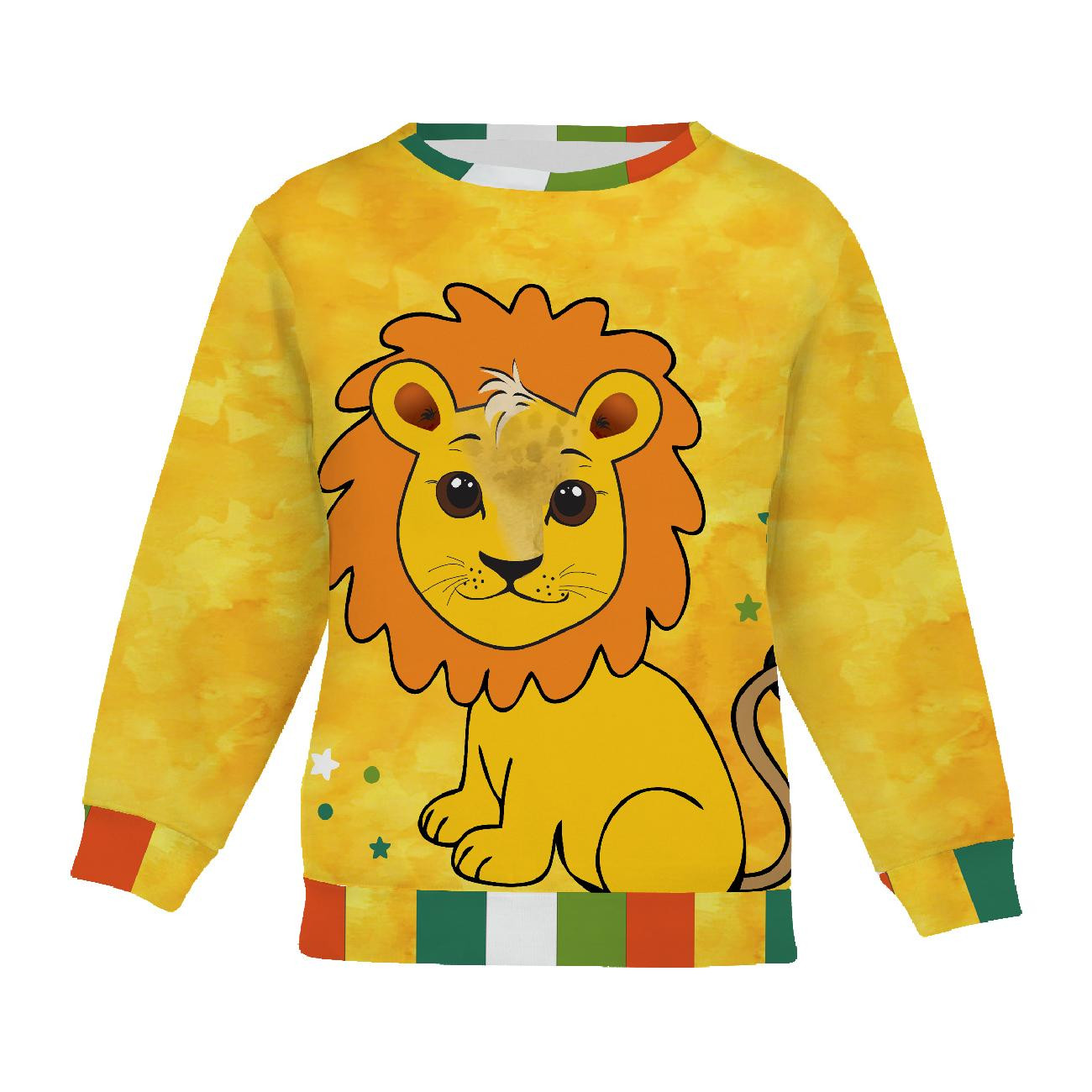 CHILDREN'S (NOE) SWEATSHIRT - LION LEON - sewing set